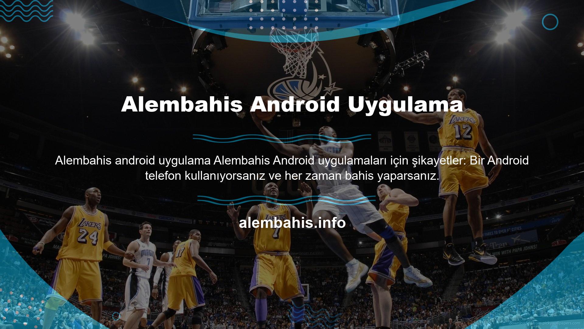 Alembahis Kayıt Şikayet Mobil Uygulama Alternatifi hesabınıza kolay erişim sağlar