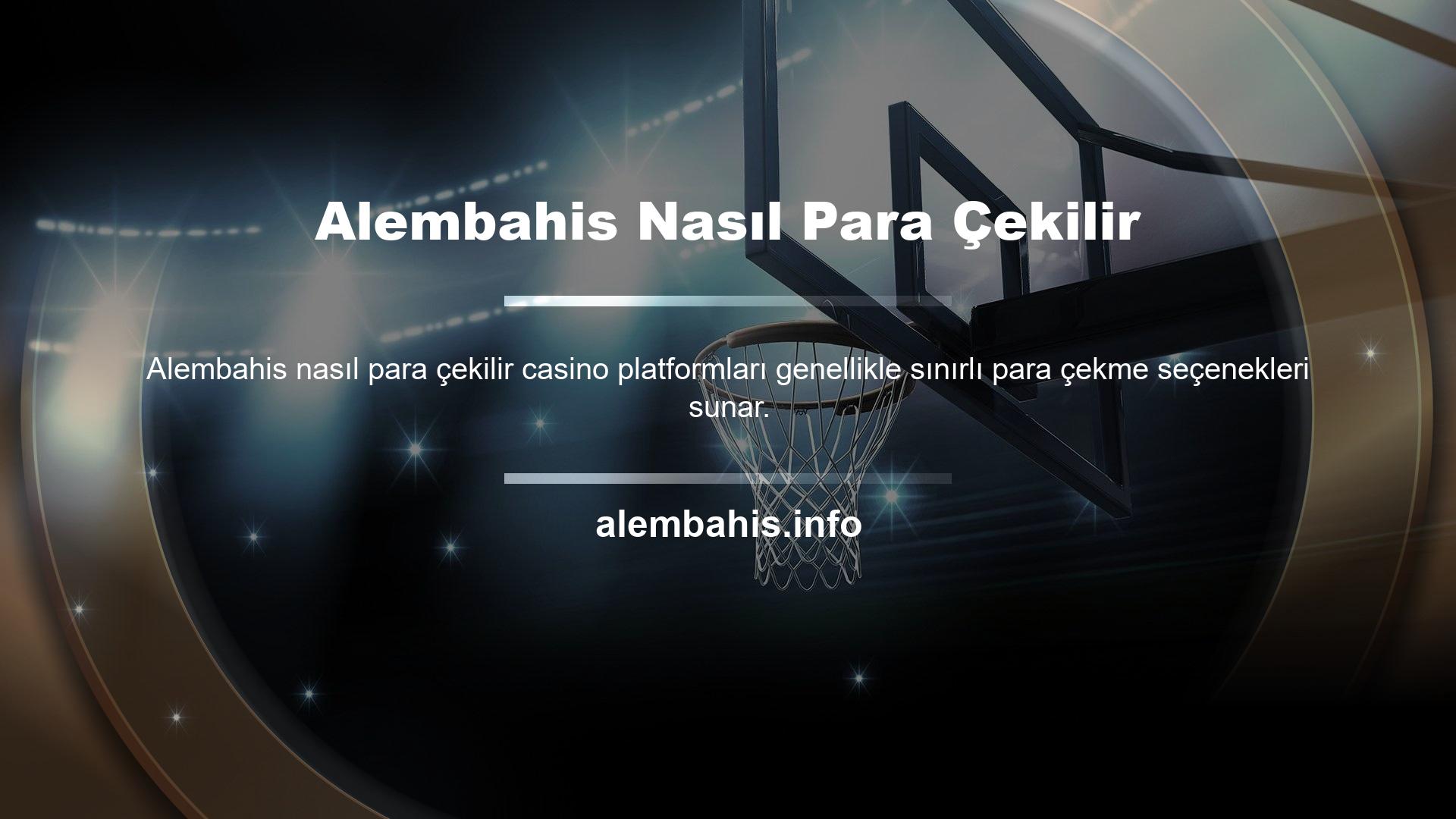 Ancak Alembahis canlı bahis platformu kullanıcılara birçok seçenek sunmaktadır
